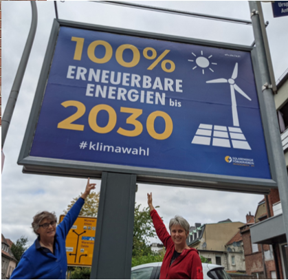 Plakat zur Klimawahl 2021