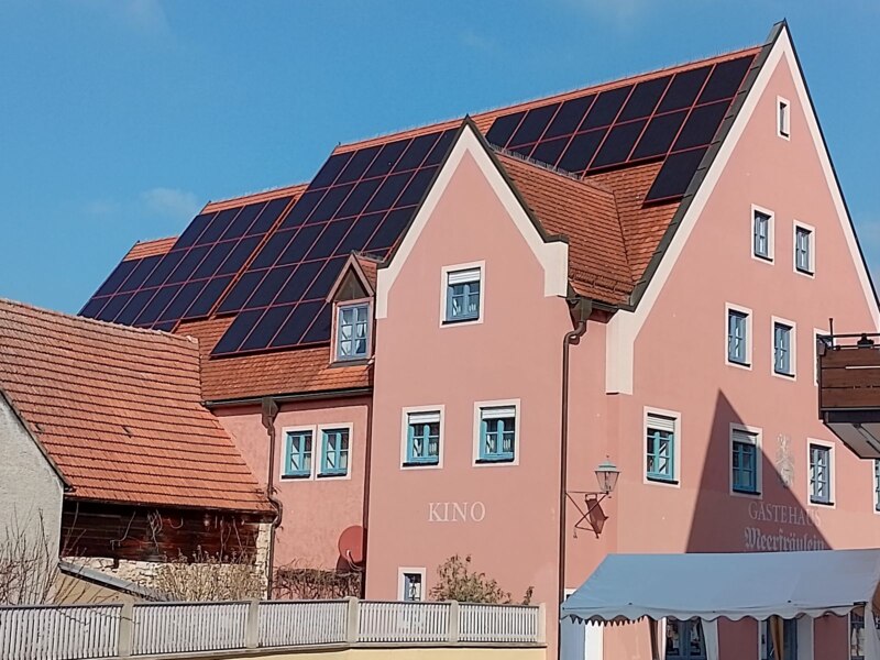 Farbige Solarmodule